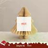 Paper Large Christmas Tree Ornament 3D Honeycomb Ball Folding Paper Xmas Tree Navidad Decoraciones Desktop Hanging Xmas Decor