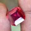 Natural Red Ruby Loose Gemstone Flawless 10x10mm Square Cut for Jewelry Making and Gem Collections