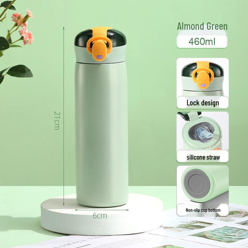 

Kabuodon Children s 304 Stainless Steel Insulated Pop-Up Straw Cup