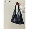 Retro Simple Commuter Tote Bag Portable One-Shoulder Underarm Female Bag