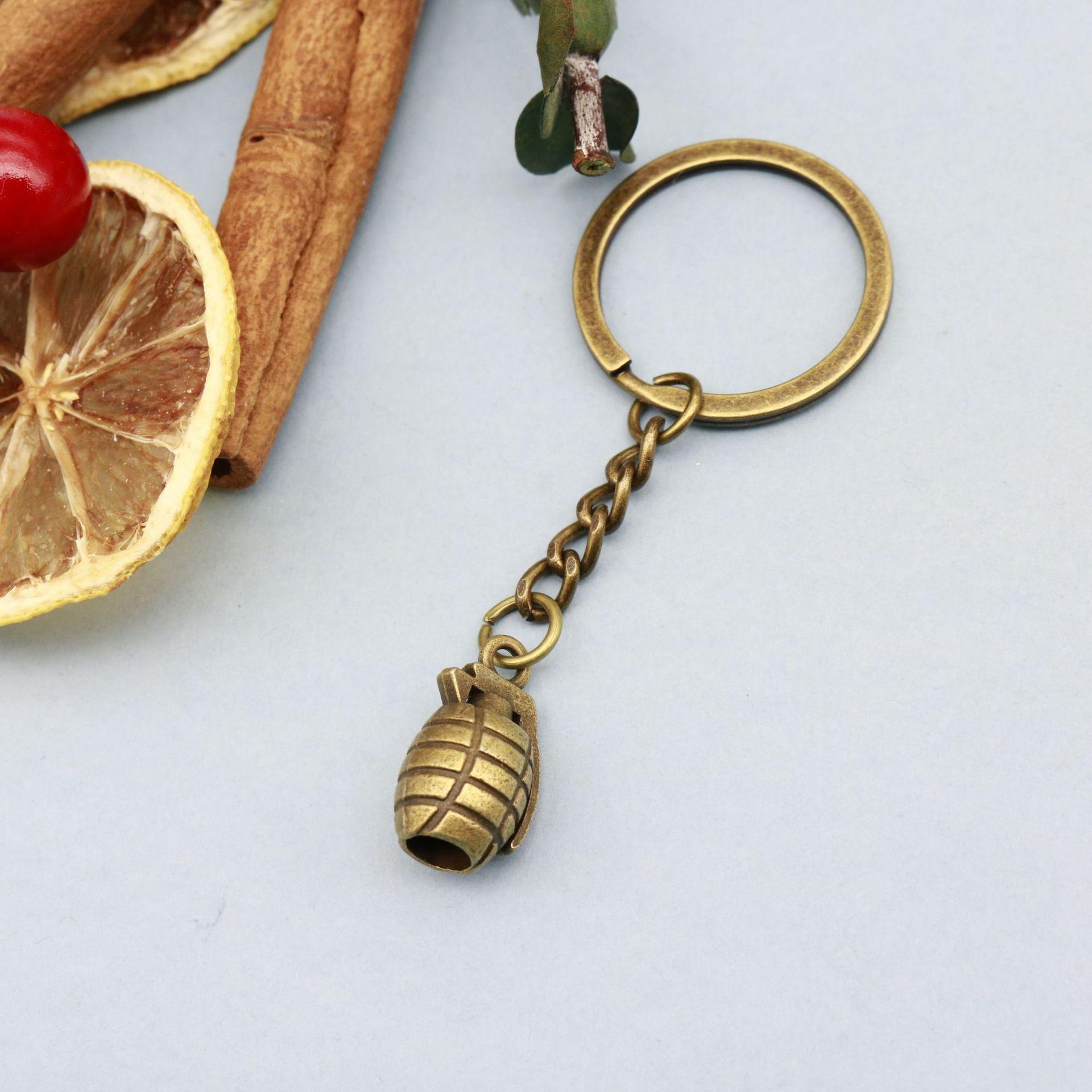 Hot-Selling Jewelry Grenade Keychain Pendant