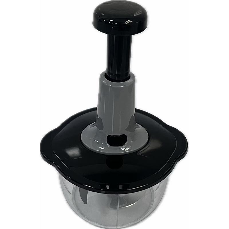 

Multifunctional Food Chopper Household Quick Manual Press Chopper Vegetable Chopper Meat Grinder Kitchen Tools сірий