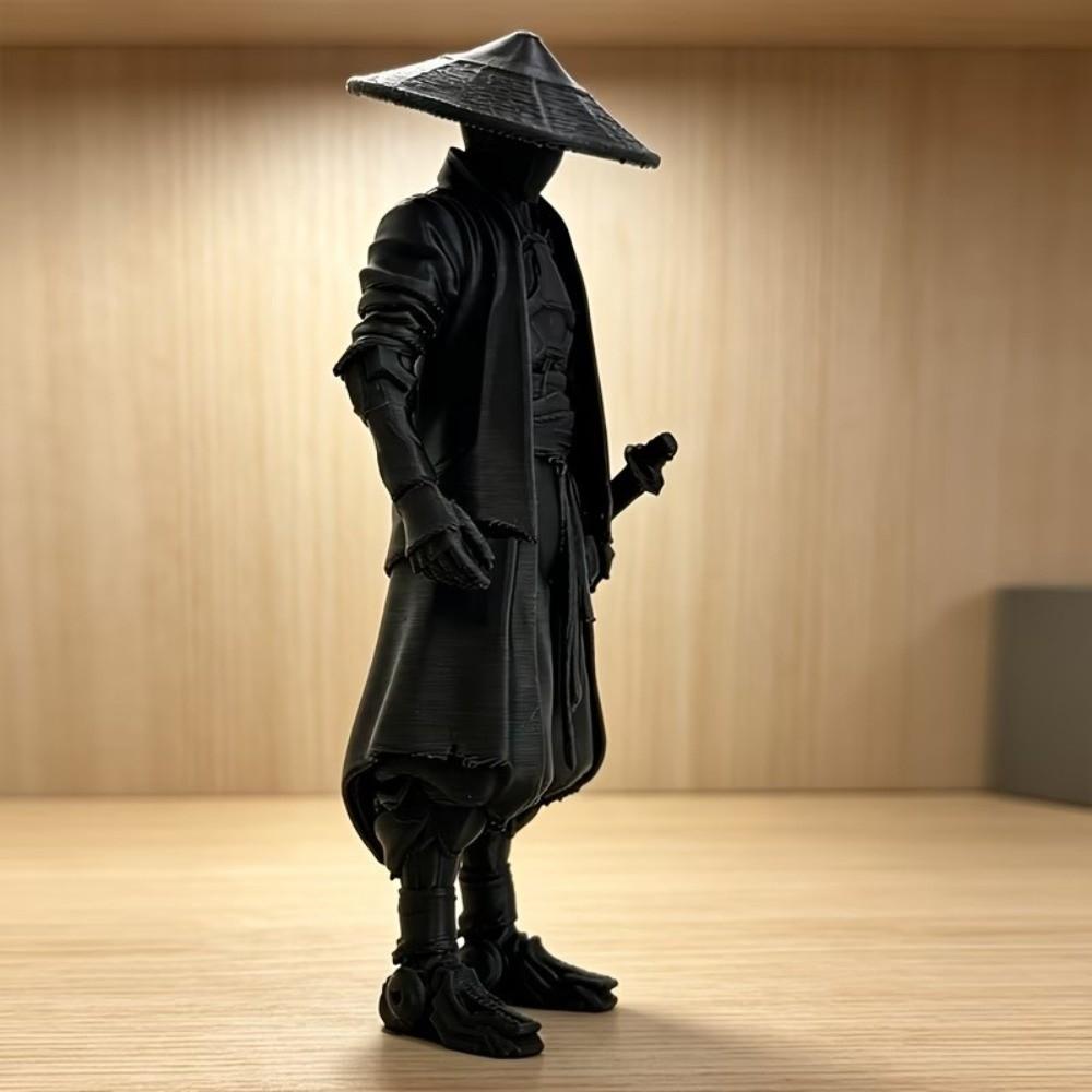 Decorative Model 3D Printed Warrior Ornament Creative Samurai Ornaments Desk Decoration Gift