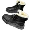 New Fashion Women's Winter Snow Boots With Plush Keep Warm Outdoor Hightop Walking Cotton Shoes Non-slip Waterproof Windproof
