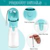 Portable Food Grade Material Dog Cat Travel Pet Water Cup Bottle with Food Dispenser Puppies Outdoor Walking Bowl 320/500ml