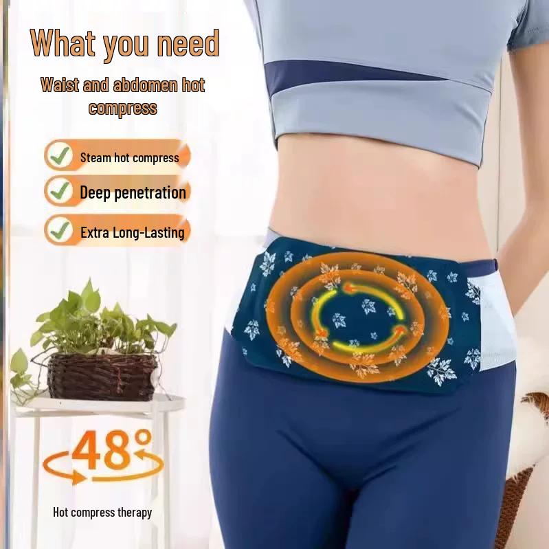 Beifuß Selbsterwärmender Bauch- und Hüftgurt mit Ätherischem Öl zur Linderung von Periodenschmerzen