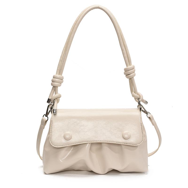 Premium pleated bag women's new fashionable large-capacity underarm bag versatile shoulder messenger bag