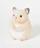 Bleu Bleuet Chubby, Soothing Plush Mascot Rodents: Syrian Hamster, Marmot, Chipmunk, and Sugar Glider (Syrian Hamster)