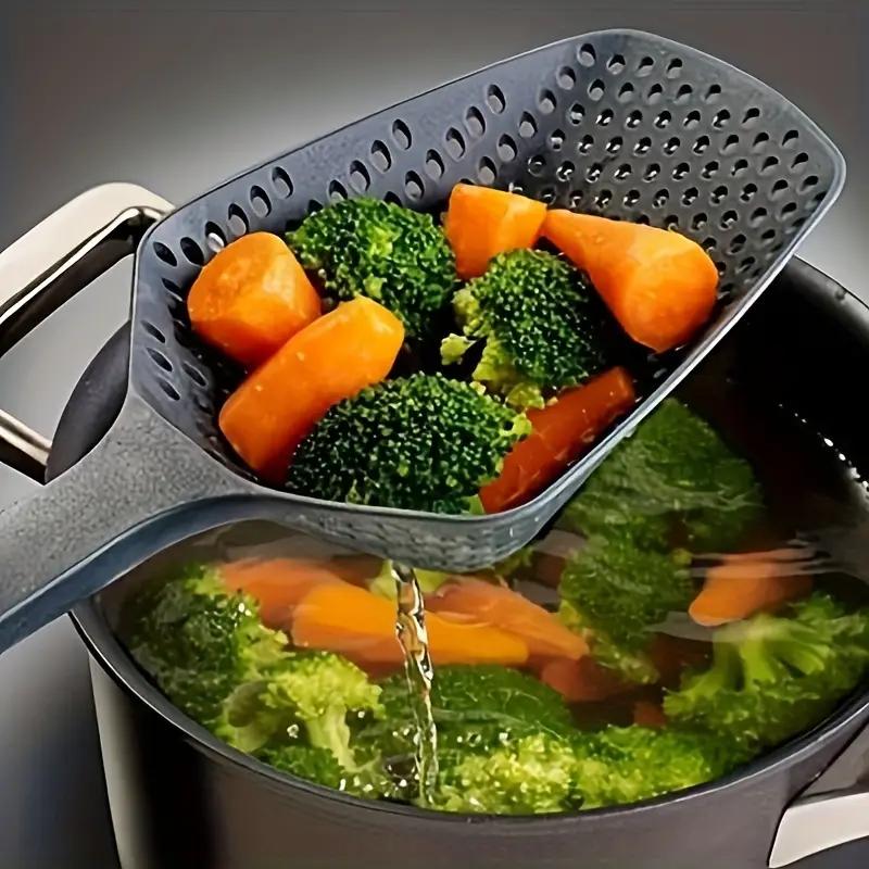 Kitchen Utensil Gadget Accessories No-stick Drain Colanders Shovel Strainers Veggies Water Leaking Cooking Tool Supplies