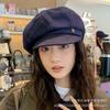 Women S Vintage British Style Large Size Denim Newsboy Duckbill Cap