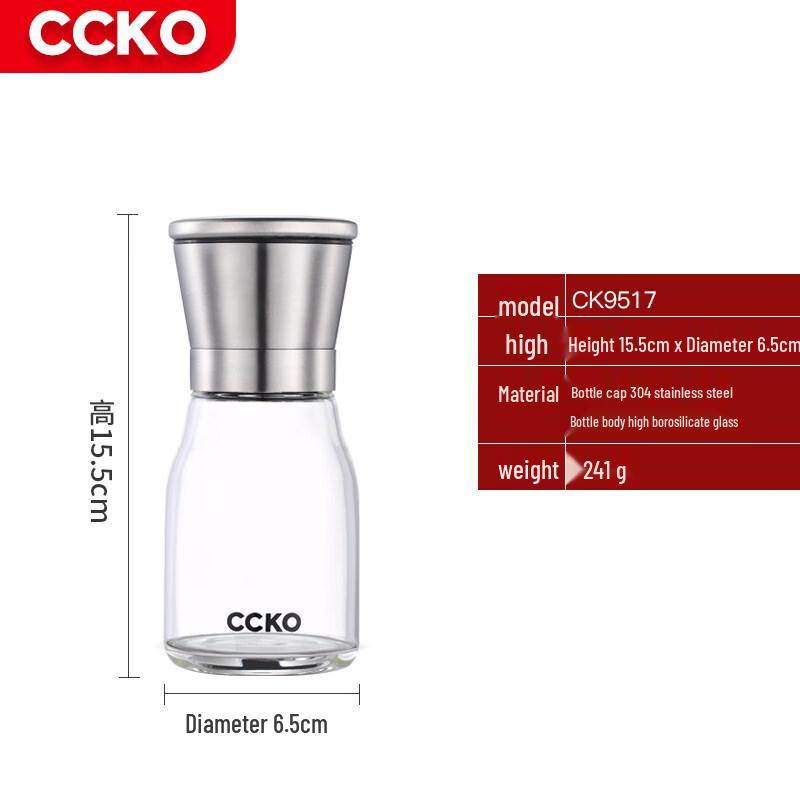 CCKO Stainless Steel Manual Pepper Grinder