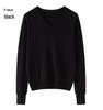Women's 100% Pure Wool Seamless Knit Sweater, Machine Washable, Round Neck Spring Top