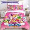 3pcs Custom Name Catch! Teenieping Bedding Set Duvet Cover Closure Includes 1 Duvet Cover & 2 Pillowcases for All Seasons Bedroom Decor