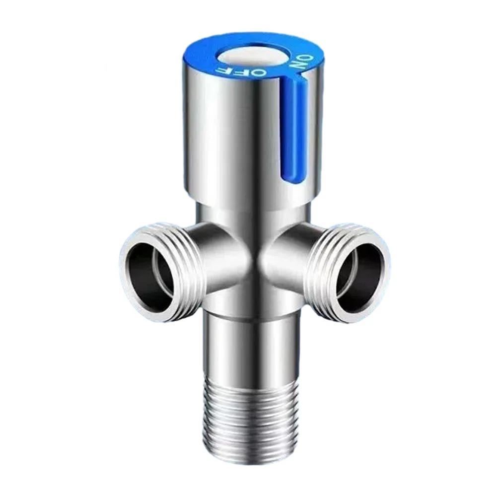 Easy To Install 304 Stainless Steel Triangle Valve For Washing Machine Accessories  Smooth Water Flow  Long Lasting Performance