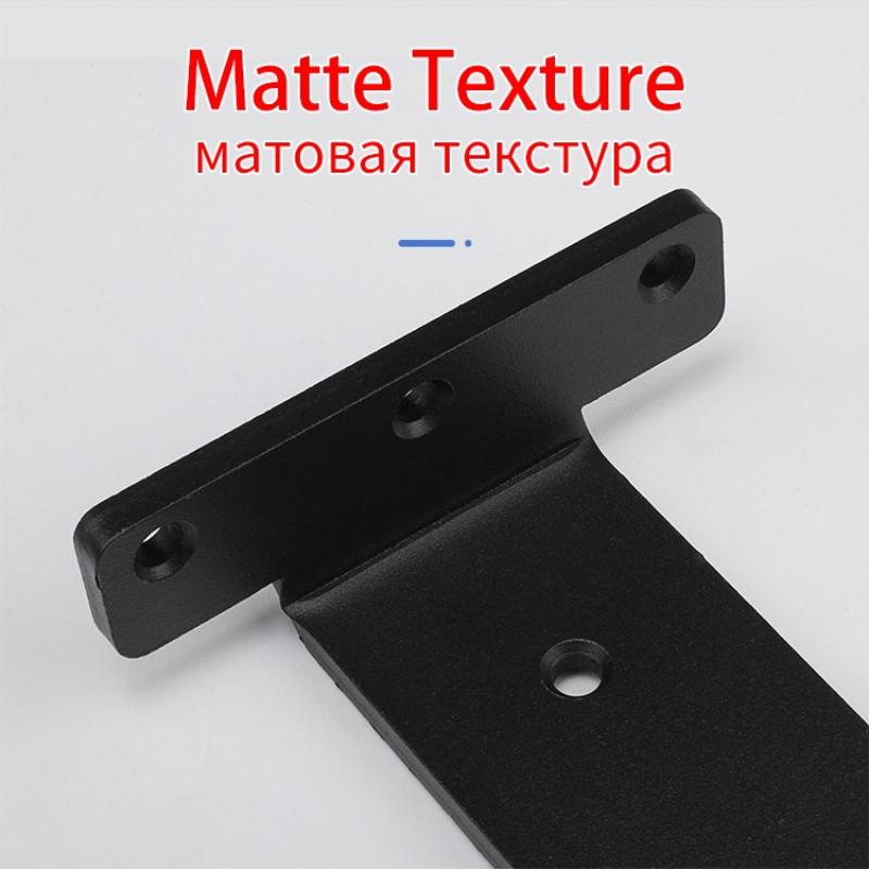 3mm Thick Hidden Floating Bracket Set Heavy Duty with Complete Screws for Wall Mount Storage Shelves Office Use