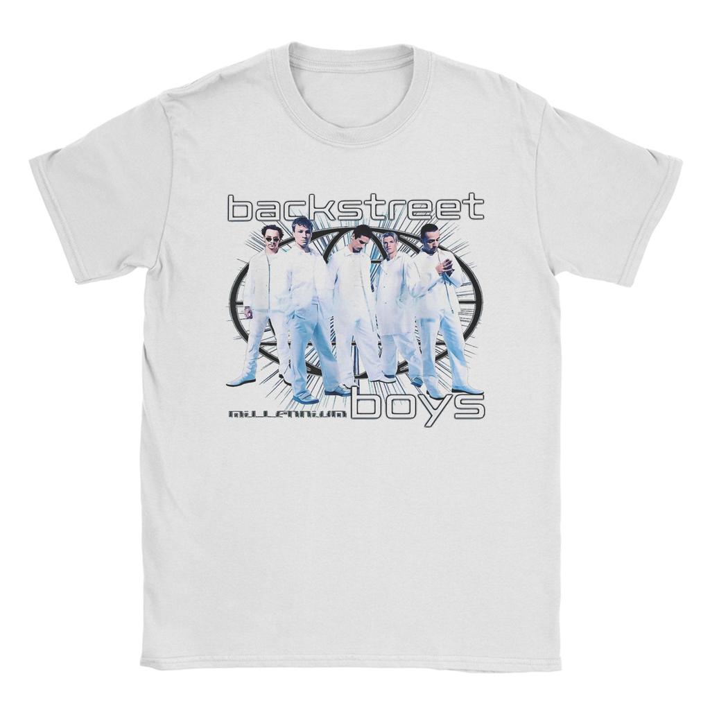 Backstreet Boys Millenium Globus T-Shirt Harajuku T-Shirts Kurzarm Streetwear Tops Sommer 100% Baumwolle O-Ausschnitt Kleidung