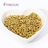 18K Gold Plated Metal Tube Spacer Beads,Silver Plated Separators For Beads,Jewelry Making DIY Accessories Bulk Beads Wholesale