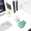 Sweat-resistant Mouse Pad Ergonomic Wrist Guard Anti-Slip Transparent Design Creative Shape Silicone Cooling Support Elbow Cushion Cute Clear