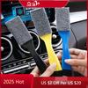 2025 Hot 2 In 1 Car Dust Tool Cleaning Brush Accessories Interior For Mercedes Benz AMG W203 W206 W220 W205 W211 W212 W201 W210