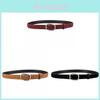 Classic Leather Belt For Women With Alloy Buckle For Casual And Office Wear