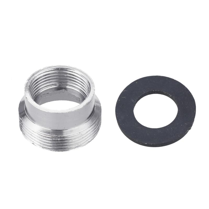 2Pcs Sink Faucet Adapter Replacement 22mm to 16mm Tap Aerator Connector