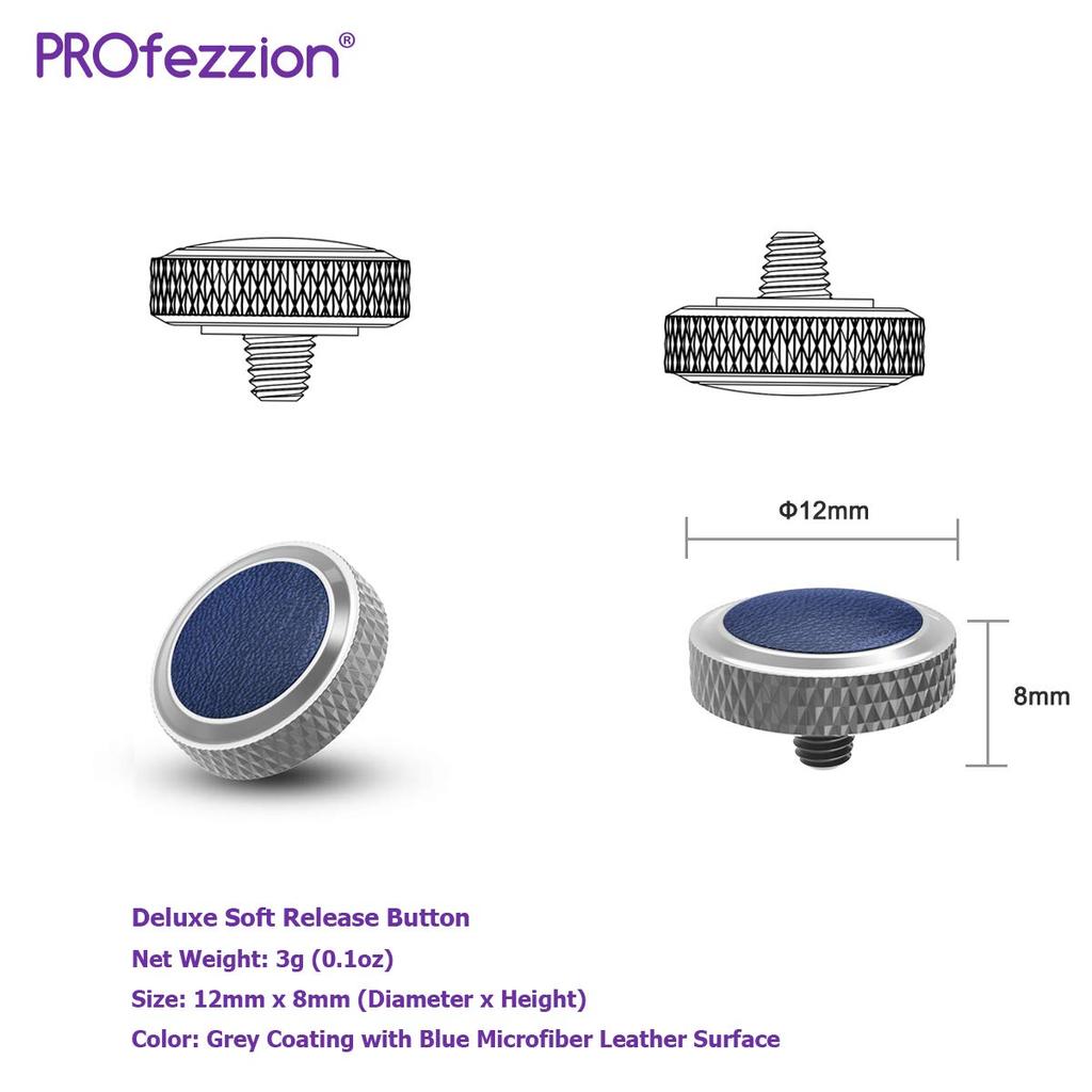 Tlačítko s měkkým uvolněním spouště Šedomodré Fuji Fujifilm X100VI X100V XT4 X100F X100T X100S X30 Olympus Sony RX10 IV III II RX1R + X-T5 X-T4 X-T30 X-T20