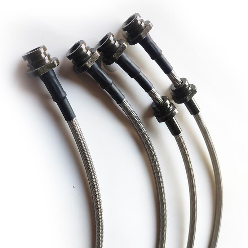 Car Extend Brake Hose For 2019-2025 Suzuki Jimny Jb74W JB64 Lengthened Brake Steel Hose 2-3 Inches Offroad Suspension Lift Kit