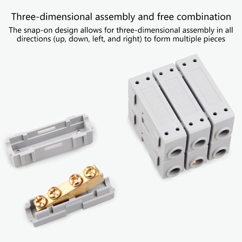 Modular Junctions Terminals Allowing Quick Installation Flexible Mounting Terminals Block Multiple Configuration Option