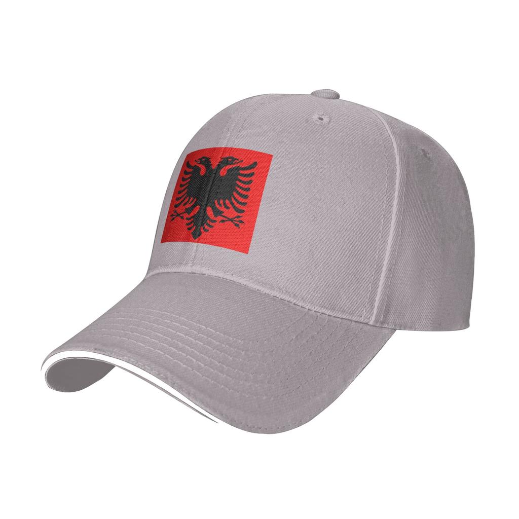 Vlag van Albanië Pet Casual Baseballpetjes Verstelbare Pet Hip Hop Zomer Unisex Baseballpetten Aanpasbaar