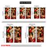 2pcs,2D Plane Printing Curtains Roller Blinds Cute Puppy Christmas Gifts Polyester Fabric (without Rod) Versatile All Use for