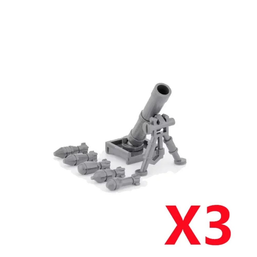 Vojenský MOC Stavebnice zbraní Těžký kulomet Gatling M19 NSV Figurky Dělostřelectvo Odminovací Pistole Kulka Hračka Dárek K013