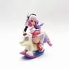 Generic Kanna Kamui Miss Kobayashi'S Dragon Maid Anime Figure Open Eyes Style Riding Rocking Horse Cute Statue Collectible Model