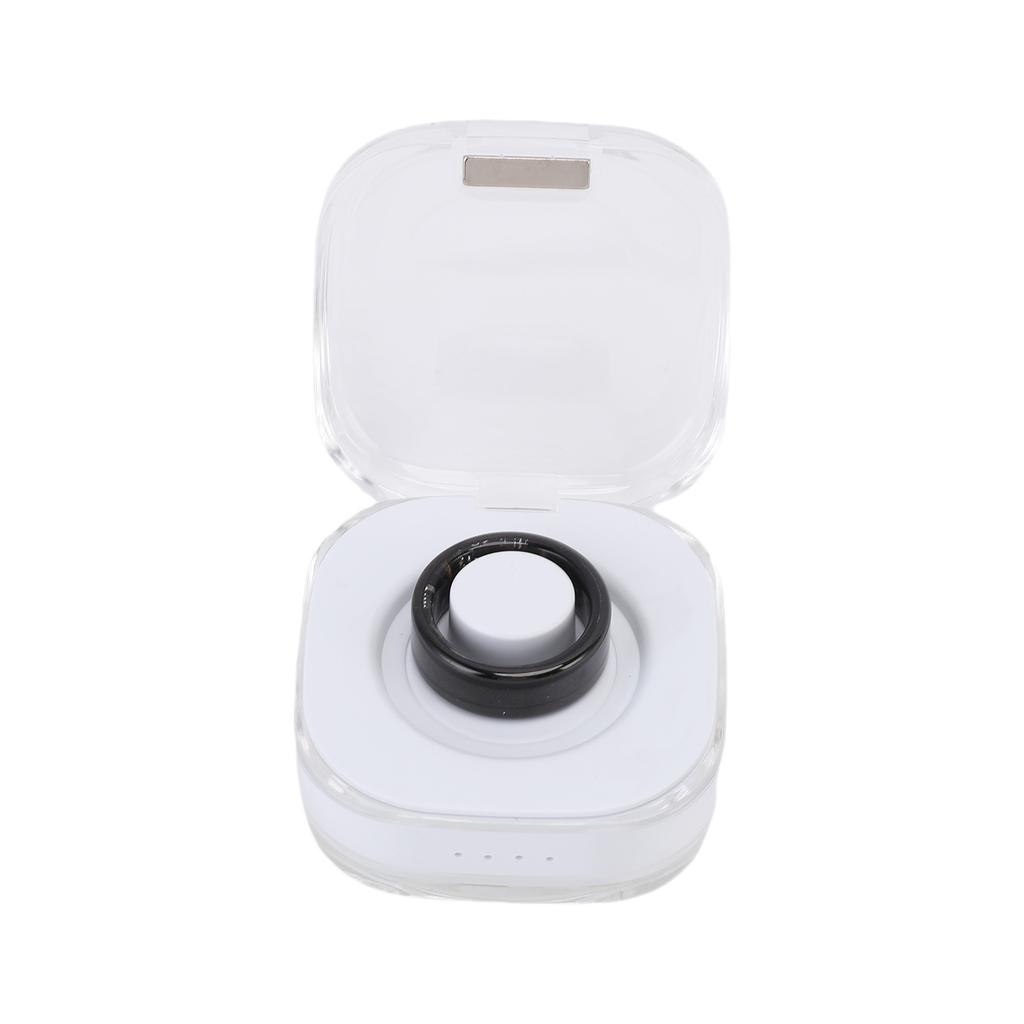 Smart Ring with Charging Case for Men Fitness Tracker Sleep Heart Rate Remote Care BT IP68 Waterproof Wireless Smart