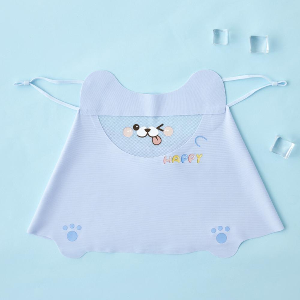 Cartoon Bear Child Ice Silk Face Mask Eye Care Neckline Face Cover Sunscreen Face Veil  Riding