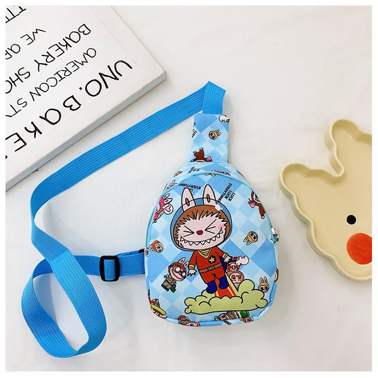 Chest Children Bag Cartoon Anime Shoulder Bags Adjustable Strap Shoulder