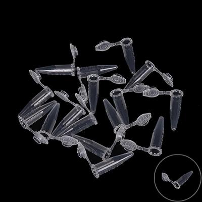 50X0.5Ml Lab Helder Micro Plastic Reageerbuis Centrifuge Vial Snap Cap Container Ab,