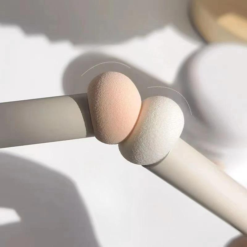 1 szt. Pędzel do korektora Krycie cieni pod oczami Główka grzybka Perfekcyjny makijaż Łatwy do czyszczenia Pędzel do makijażu Akcesoria do manicure Narzędzie