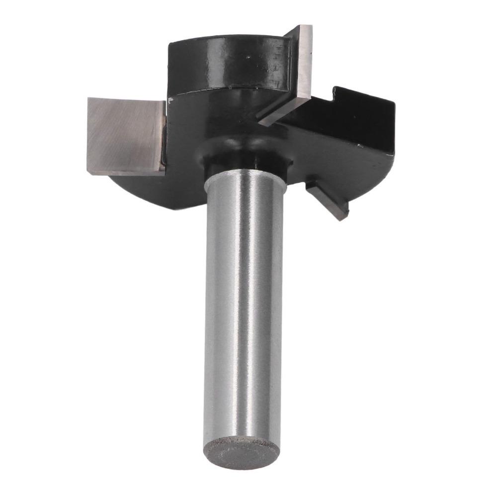 T Shaped Design Wood Milling Cutter 3 Teeth Slab Flattening Router Bit For CNC Machine