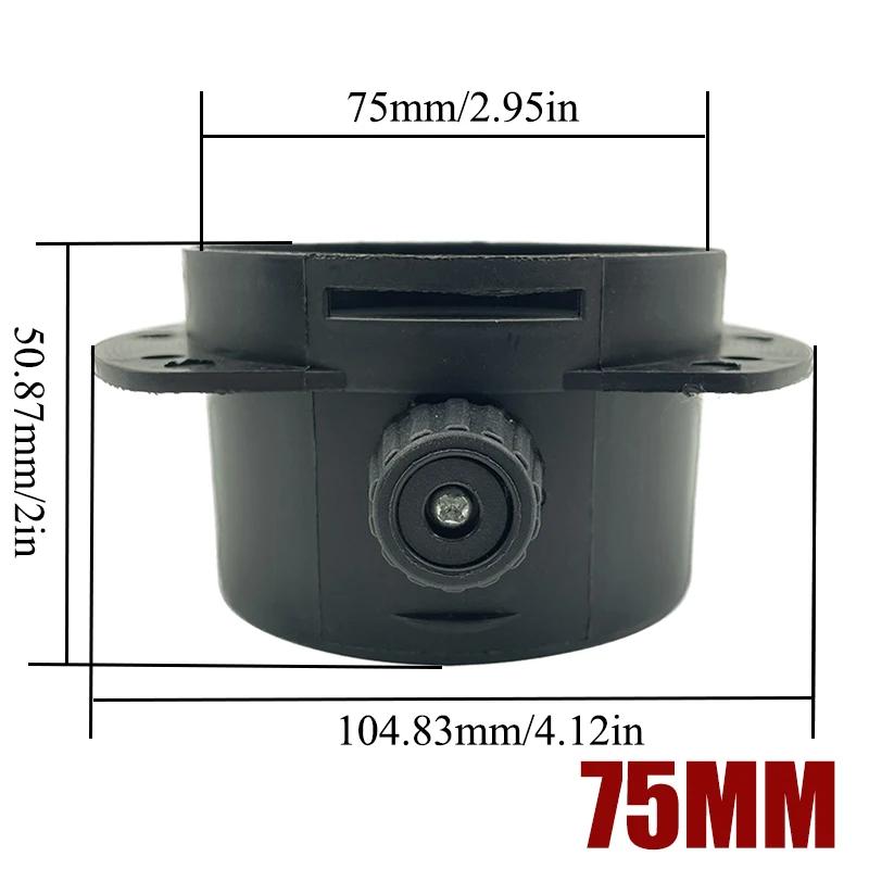 60mm 75mm 90mm Valve Flap Adjustable Car Air Diesel Heater Vent Ducting Y T Branch Splitter Exhaust Pipe Outlet Joiner Connector