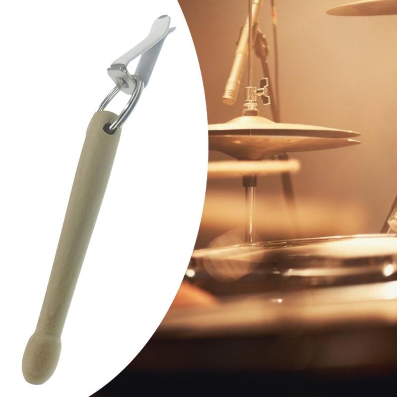 Miniature Maple Drumstick Keychain Compacts Portables Wooden Drumstick Music Enthusiast Accessory