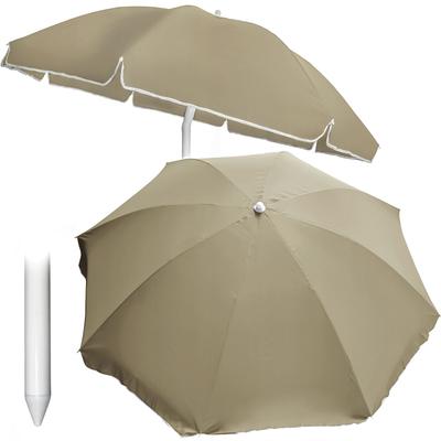 GARDEN UMBRELLA Beach Umbrella for Balcony Terrace ARMANIZED with Ruffle 240 Cm