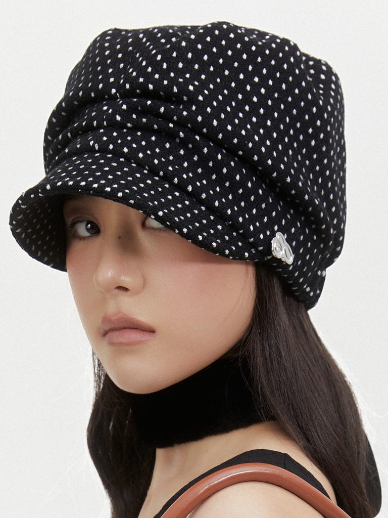 EIREVE Sophia Mütze (Polka Dot Schwarz)