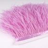 Ostrich Feathers Trim 13-18 CM Plumes on Ribbon Selvage For DIY Wedding Sewing in Dress Decoration Crafts Accessories Wholesale