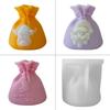 Gift Bag Candle Silicone Mold for Handmade Desktop Decoration Gypsum Epoxy Resin Aroma Candle Mould for Home Decoration