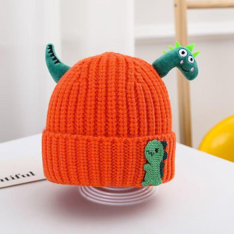 Baby Hat Autumn and Winter Cute Super Cute Boys Wool Hat Winter Warm Ear Protection Girls Pullover Baby Knitted Hat