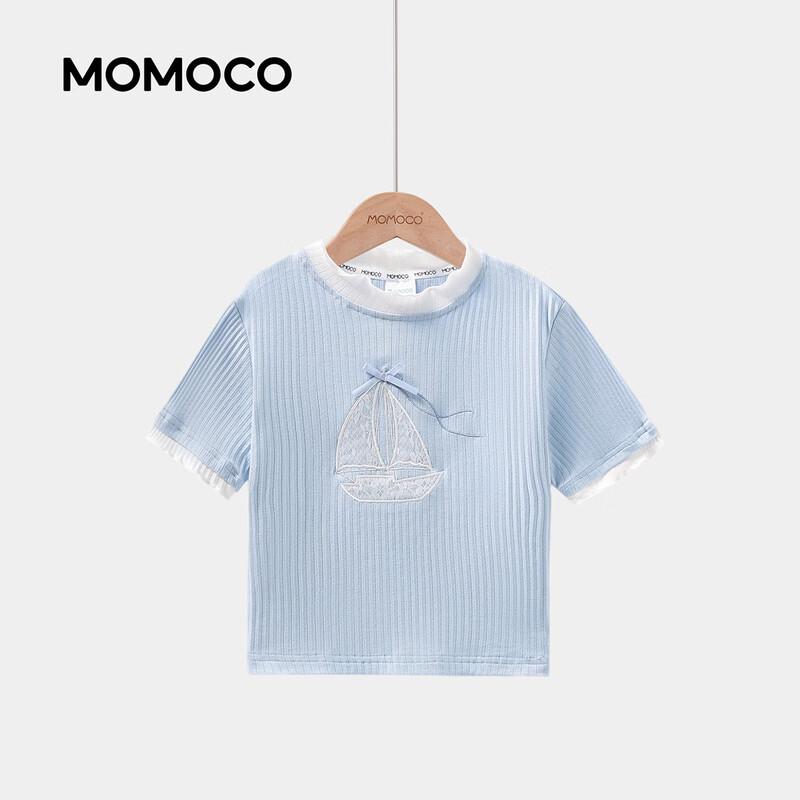 MOMOCO 2026 Summer Girls' Short Sleeve T-Shirt