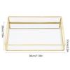 Metal and Glass Vintage Storage Box Luxury Cosmetics Display Box Jewelry Display Box  Bedroom