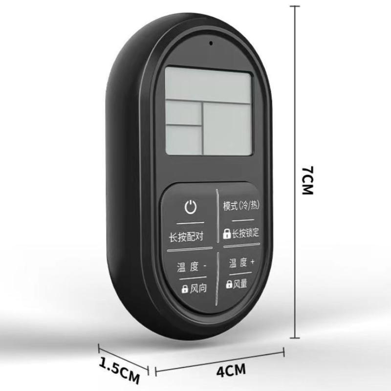 Universelle Klimaanlagen-Fernbedienung Mini Tragbar Leuchtende Tasten LCD-Anzeige Geeignet für Zuhause Hotel Reisegebrauch