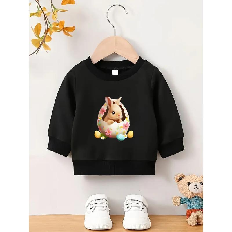 Easy Print Pattern, Comfortable And Skin-Friendly Sweatshirt for Baby Girls Aged 0-3 Years