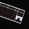 114 Key Ink Orange Custom Semi Transparent Double Shot Key Caps Cherry Profile Translucent ABS Keycaps for MX Switches Keyboard